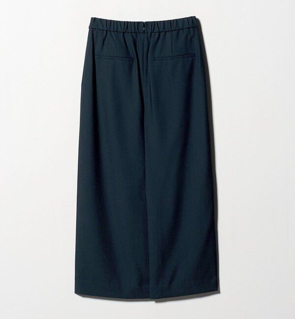 UNITED ARROWS「2タック デニムライク ロングスカート ‐ウォッシャブル‐」|スカート|