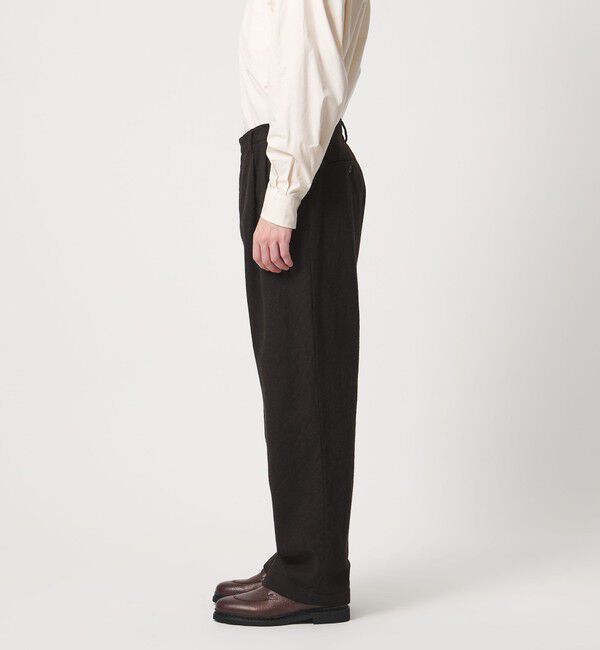 UNITED ARROWS「＜District＞シュリンク サージ 2プリーツ テーパードパンツ」|スーツ|