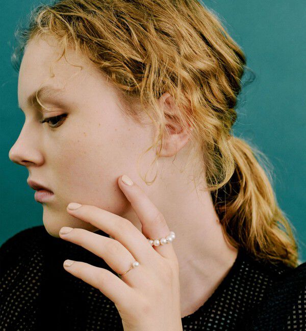 UNITED ARROWS「＜les bonbon＞K10 パール リング」|リング|
