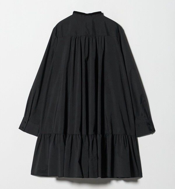 UNITED ARROWS「タフタ ギャザー ティアードワンピース ‐ウォッシャブル‐」|ワンピース|