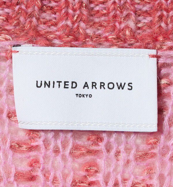 UNITED ARROWS「カラーミックス インレイド カーディガン」|カーディガン|