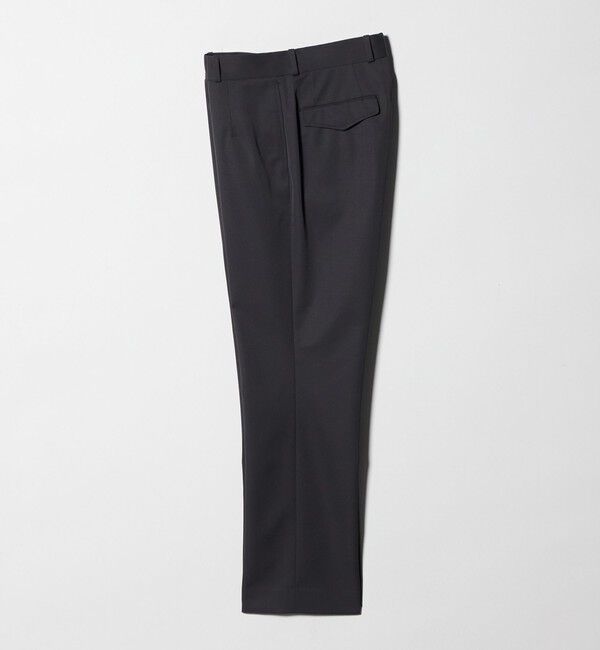 UNITED ARROWS「フォルムギャバジン モダン ストレート スラックス」|スラックス|DK.GRAY