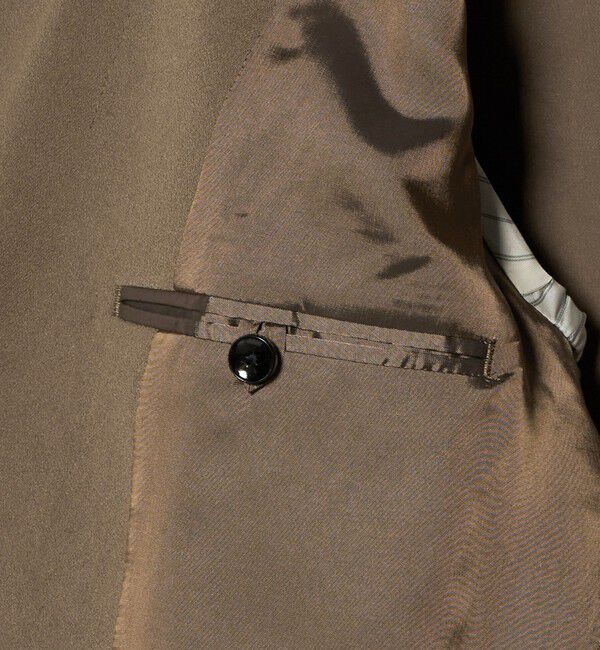 UNITED ARROWS「ポリエステルサブレ オーディナリー ダブル 4ボタン ジャケット」|テーラードジャケット|