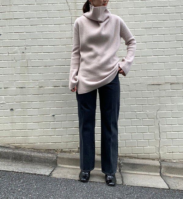 EMMEL REFINES「＜EMMEL REFINES＞EM センタープレス ストレート デニム/ パンツ」|デニム|