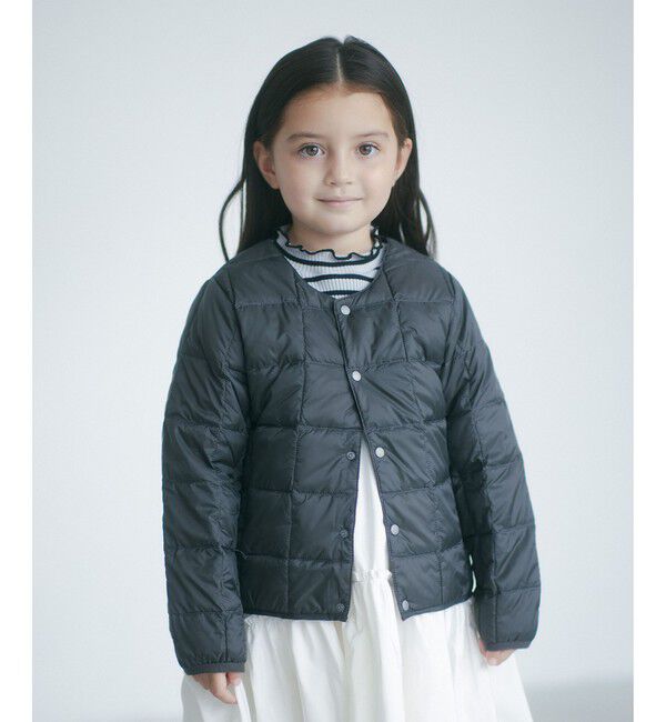 UNITED ARROWS green label relaxing「＜TAION＞ボタン ジャケット 110cm-140cm」|ダウン|DK.GRAY