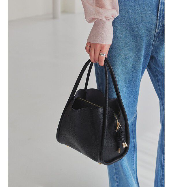 EMMEL REFINES「＜EMMEL REFINES＞EM ソフト 2WAY ミディアム トートバッグ」|トートバッグ|BLACK