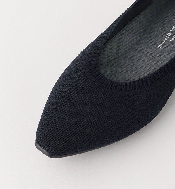 UNITED ARROWS green label relaxing「ウェルネス ニット フラットシューズ -撥水・ウォッシャブル-」|ローファー|