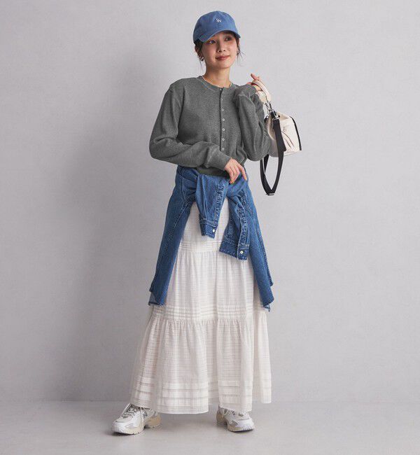 UNITED ARROWS green label relaxing「＜at ease＞ヘンリーネック ワッフル プルオーバー カットソー」|Tシャツ・カットソー|