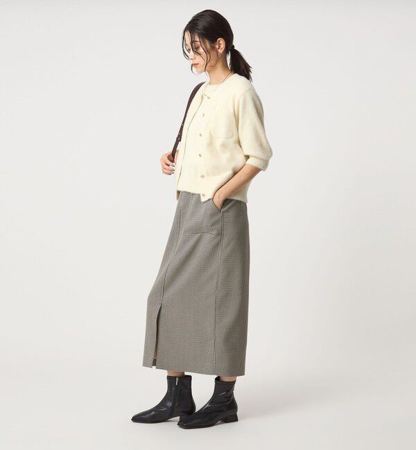 UNITED ARROWS green label relaxing「フラッフフェザー ショートスリーブ ニット カーディガン -ウォッシャブル-」|カーディガン|