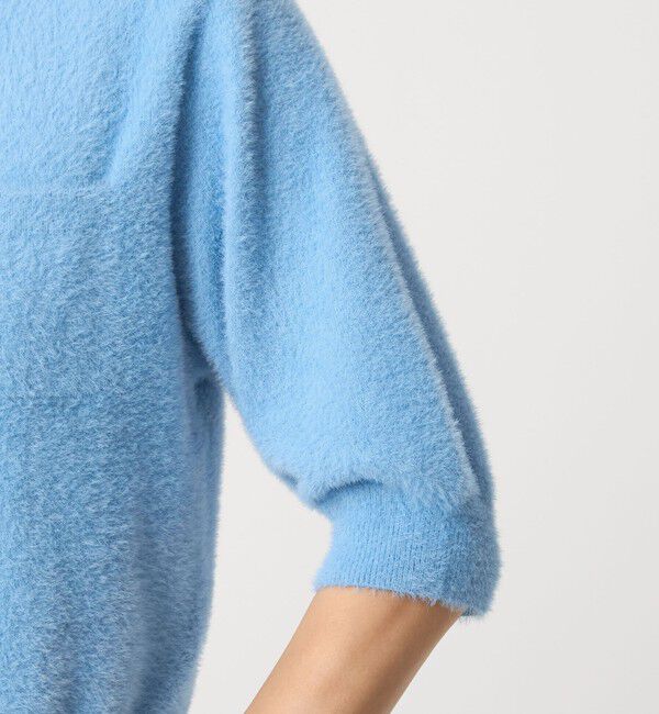 UNITED ARROWS green label relaxing「フラッフフェザー ショートスリーブ ニット カーディガン -ウォッシャブル-」|カーディガン|