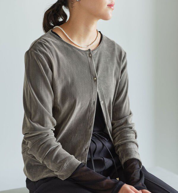 UNITED ARROWS green label relaxing「極みシアーフロッキーカーデ」|カーディガン|