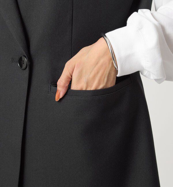 UNITED ARROWS green label relaxing「ツイードライク ジレ マシンウォッシャブル 帯電防止」|ベスト・ジレ|