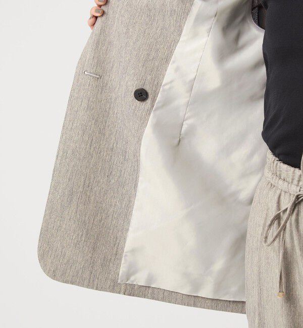 UNITED ARROWS green label relaxing「ツイードライク ジレ マシンウォッシャブル 帯電防止」|ベスト・ジレ|