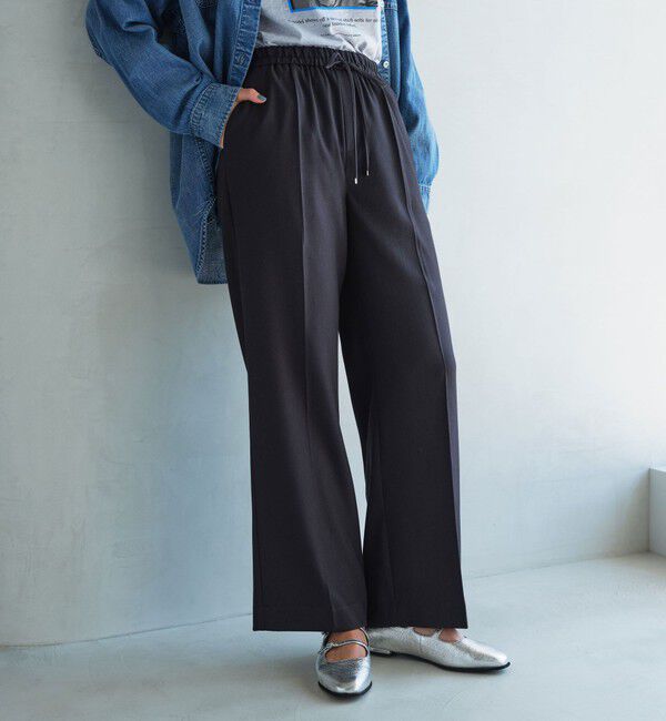 UNITED ARROWS green label relaxing「 ［size SHORT/TALLあり］ニーハイフレアパンツ」|その他|DK.GRAY