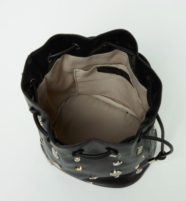 UNITED ARROWS green label relaxing「スタッズ ドローストリング バッグ」|ショルダー・メッセンジャー|