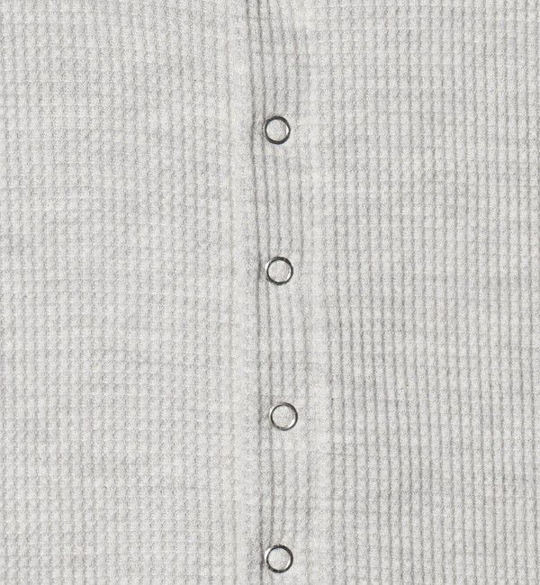 UNITED ARROWS green label relaxing「【WEB限定】＜at ease＞ワッフル ヘンリーネック 5分袖 プルオーバー カットソー」|Tシャツ・カットソー|