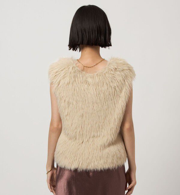 UNITED ARROWS green label relaxing「フェザー ノースリーブ プルオーバー  -ウォッシャブル-」|ベスト・ジレ|