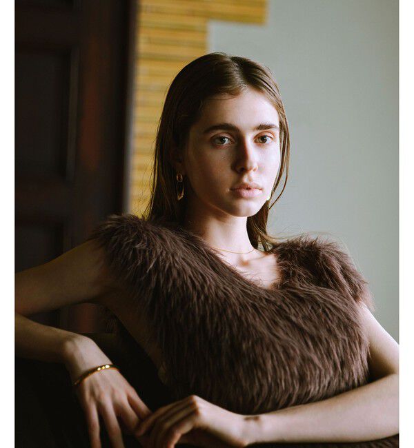 UNITED ARROWS green label relaxing「フェザー ノースリーブ プルオーバー  -ウォッシャブル-」|ベスト・ジレ|MD.BROWN