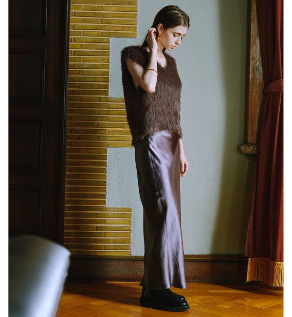 UNITED ARROWS green label relaxing「フェザー ノースリーブ プルオーバー  -ウォッシャブル-」|ベスト・ジレ|