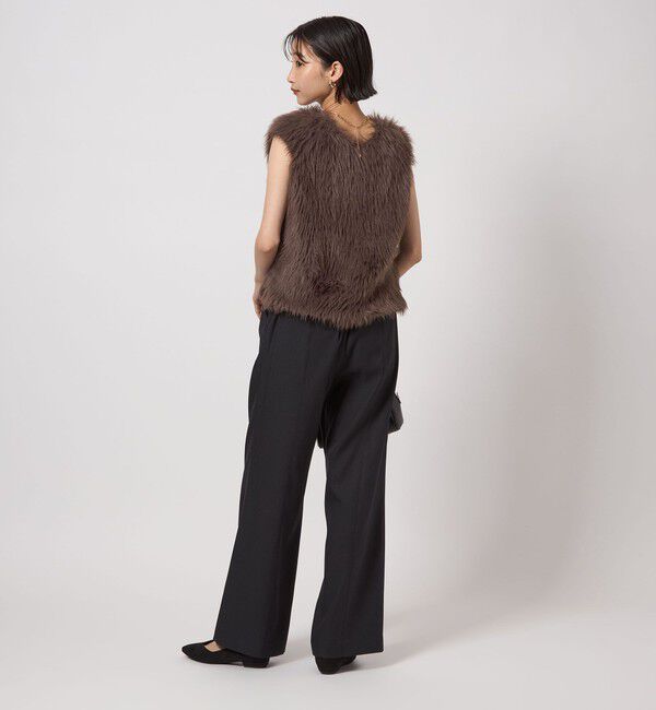 UNITED ARROWS green label relaxing「フェザー ノースリーブ プルオーバー  -ウォッシャブル-」|ベスト・ジレ|