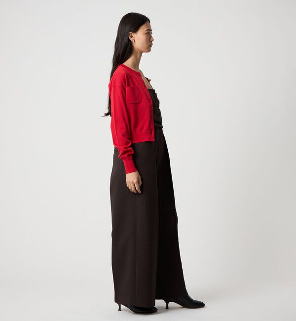 EMMEL REFINES「＜EMMEL REFINES＞EM HW ボタンポケット ミニ カーディガン」|カーディガン|