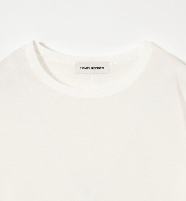 EMMEL REFINES「＜EMMEL REFINES＞EM クルーネック ロングスリーブ Tシャツ」|Tシャツ・カットソー|