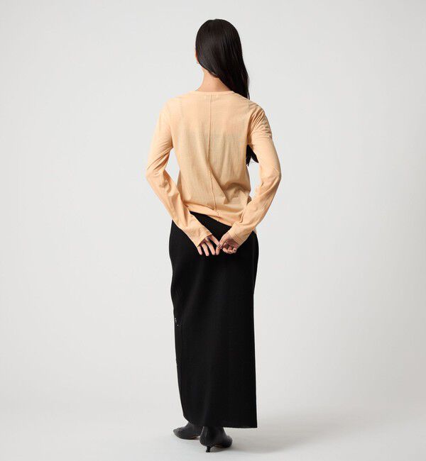 EMMEL REFINES「＜EMMEL REFINES＞EM クルーネック ロングスリーブ Tシャツ」|Tシャツ・カットソー|