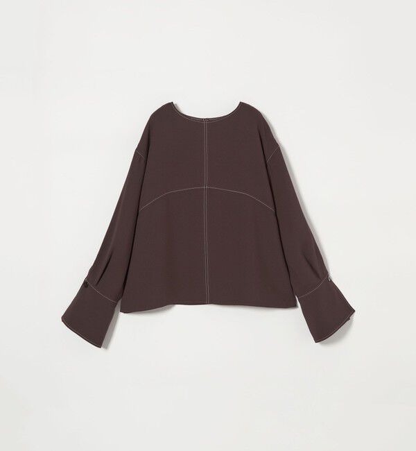 EMMEL REFINES「＜EMMEL REFINES＞EM ステッチ 2WAY ブラウス」|シャツ・ブラウス|