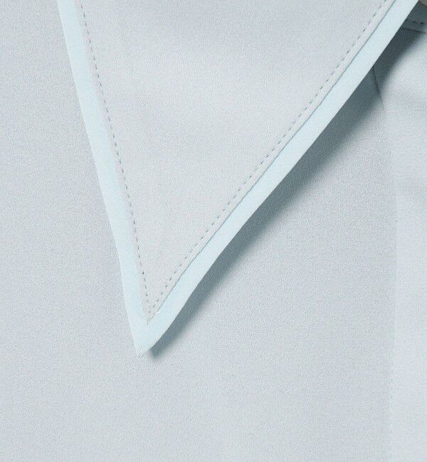 EMMEL REFINES「＜EMMEL REFINES＞EM パイピングエリ トロミシャツ」|シャツ・ブラウス|