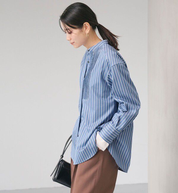 UNITED ARROWS green label relaxing「ピンタック シャツ」|シャツ・ブラウス|