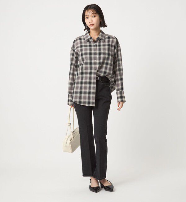 UNITED ARROWS green label relaxing「［size SHORTあり］ウール混ボイル シャツ -ウォッシャブル-」|シャツ・ブラウス|