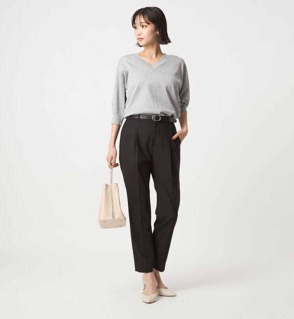 UNITED ARROWS green label relaxing「カチリラ テーパード パンツ -ウォッシャブル・ストレッチ-」|スラックス|