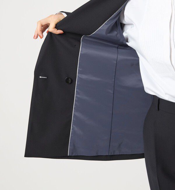 UNITED ARROWS green label relaxing「カチリラ ダブル ジャケット -ウォッシャブル・ストレッチ-」|テーラードジャケット|