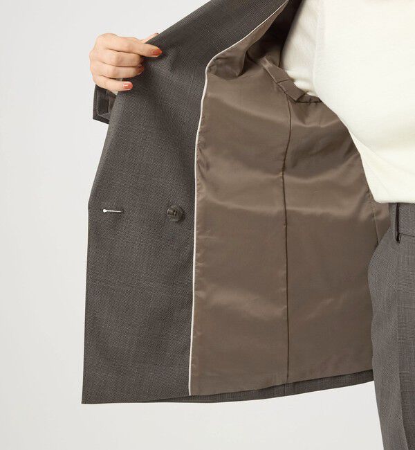 UNITED ARROWS green label relaxing「カチリラ ダブル ジャケット -ウォッシャブル・ストレッチ-」|テーラードジャケット|