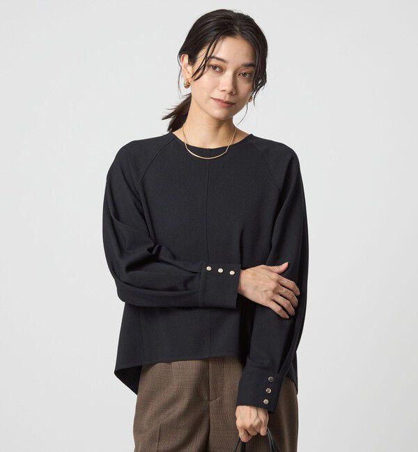 UNITED ARROWS green label relaxing「ソフトジョーゼット プルオーバー -マシンウォッシャブル・ストレッチ-」|シャツ・ブラウス|