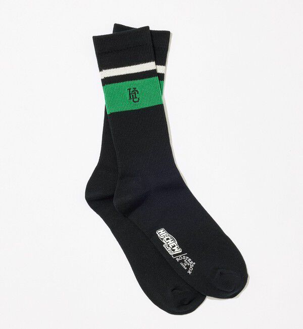 UNITED ARROWS green label relaxing「【別注】＜ハイチュウ&times;ROSTER SOX&times;GLR＞ソックス 靴下」|ソックス|BLACK