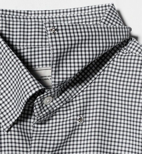 UNITED ARROWS green label relaxing「エブリット コットンオックス ギンガムチェック スナップ ボタンダウン シャツ -イージーアイロン-」|シャツ・ブラウス|