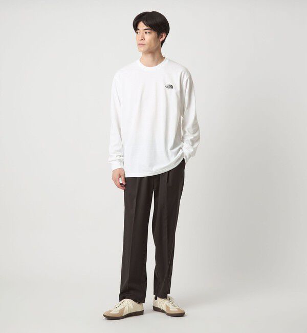 UNITED ARROWS green label relaxing「＜THE NORTH FACE＞バック スクエアロゴ ロングスリーブ 長袖 Tシャツ」|Tシャツ・カットソー|