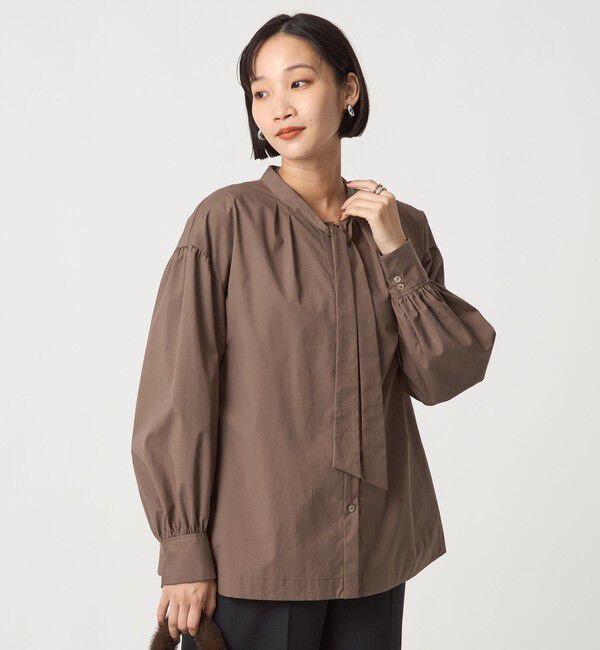 UNITED ARROWS green label relaxing「ブロード ボウタイ ブラウス」|シャツ・ブラウス|MOCA