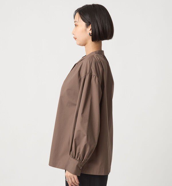 UNITED ARROWS green label relaxing「ブロード ボウタイ ブラウス」|シャツ・ブラウス|