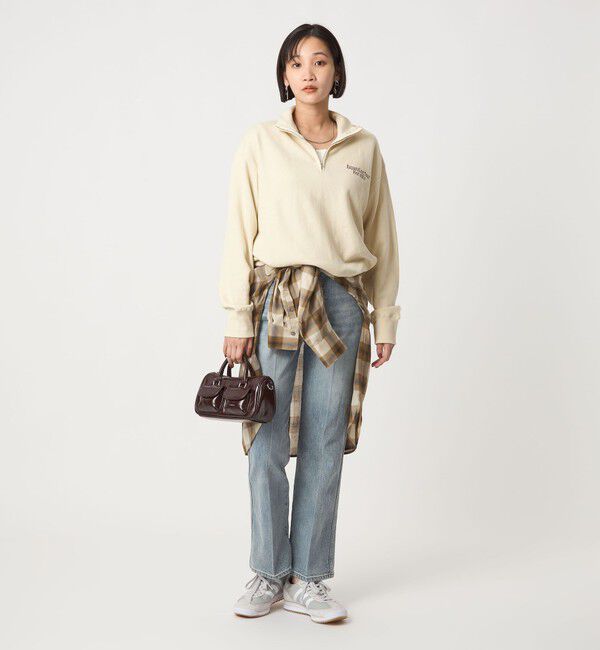 UNITED ARROWS green label relaxing「ミュージアム ロゴ ハーフジップ プルオーバー」|スウェット・ジャージ|