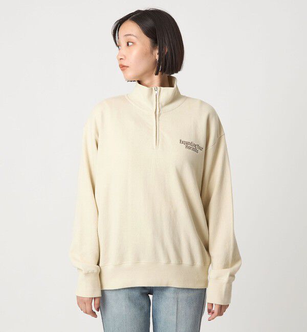 UNITED ARROWS green label relaxing「ミュージアム ロゴ ハーフジップ プルオーバー」|スウェット・ジャージ|