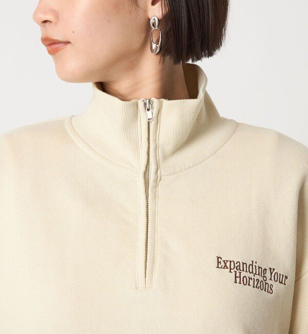 UNITED ARROWS green label relaxing「ミュージアム ロゴ ハーフジップ プルオーバー」|スウェット・ジャージ|