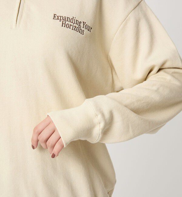 UNITED ARROWS green label relaxing「ミュージアム ロゴ ハーフジップ プルオーバー」|スウェット・ジャージ|