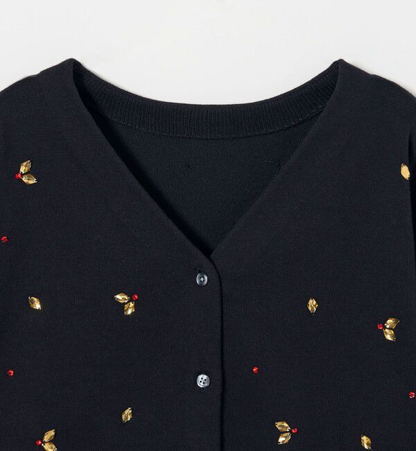 EMMEL REFINES「＜EMMEL REFINES＞EM ビジュー 2WAY カーディガン」|カーディガン|