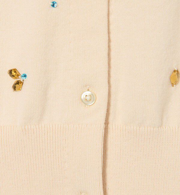 EMMEL REFINES「＜EMMEL REFINES＞EM ビジュー 2WAY カーディガン」|カーディガン|