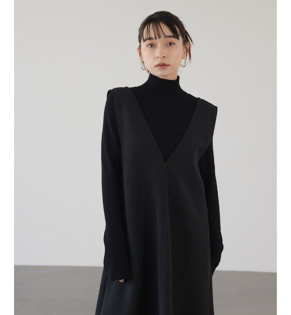 EMMEL REFINES「＜EMMEL REFINES＞EM Aライン ミニジャンスカ」|ワンピース|