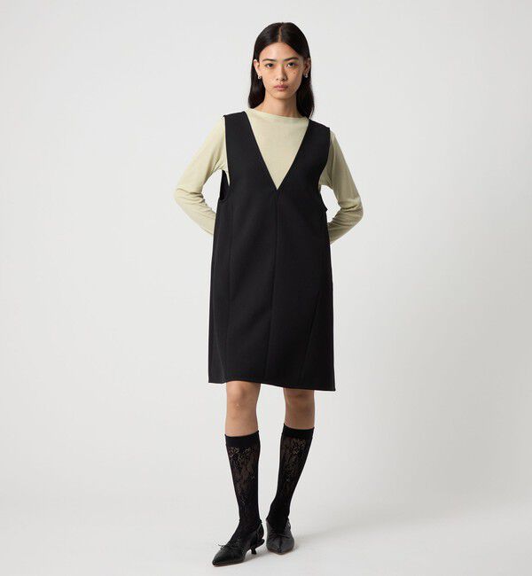 EMMEL REFINES「＜EMMEL REFINES＞EM Aライン ミニジャンスカ」|ワンピース|