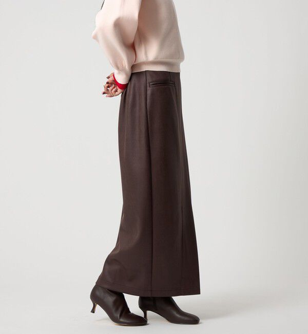 EMMEL REFINES「＜EMMEL REFINES＞EM マシュマロタッチ スリットステッチ スカート」|スカート|