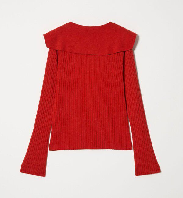 EMMEL REFINES「＜EMMEL REFINES＞EM レイヤーリブ ボタン ニット」|ニット・セーター|